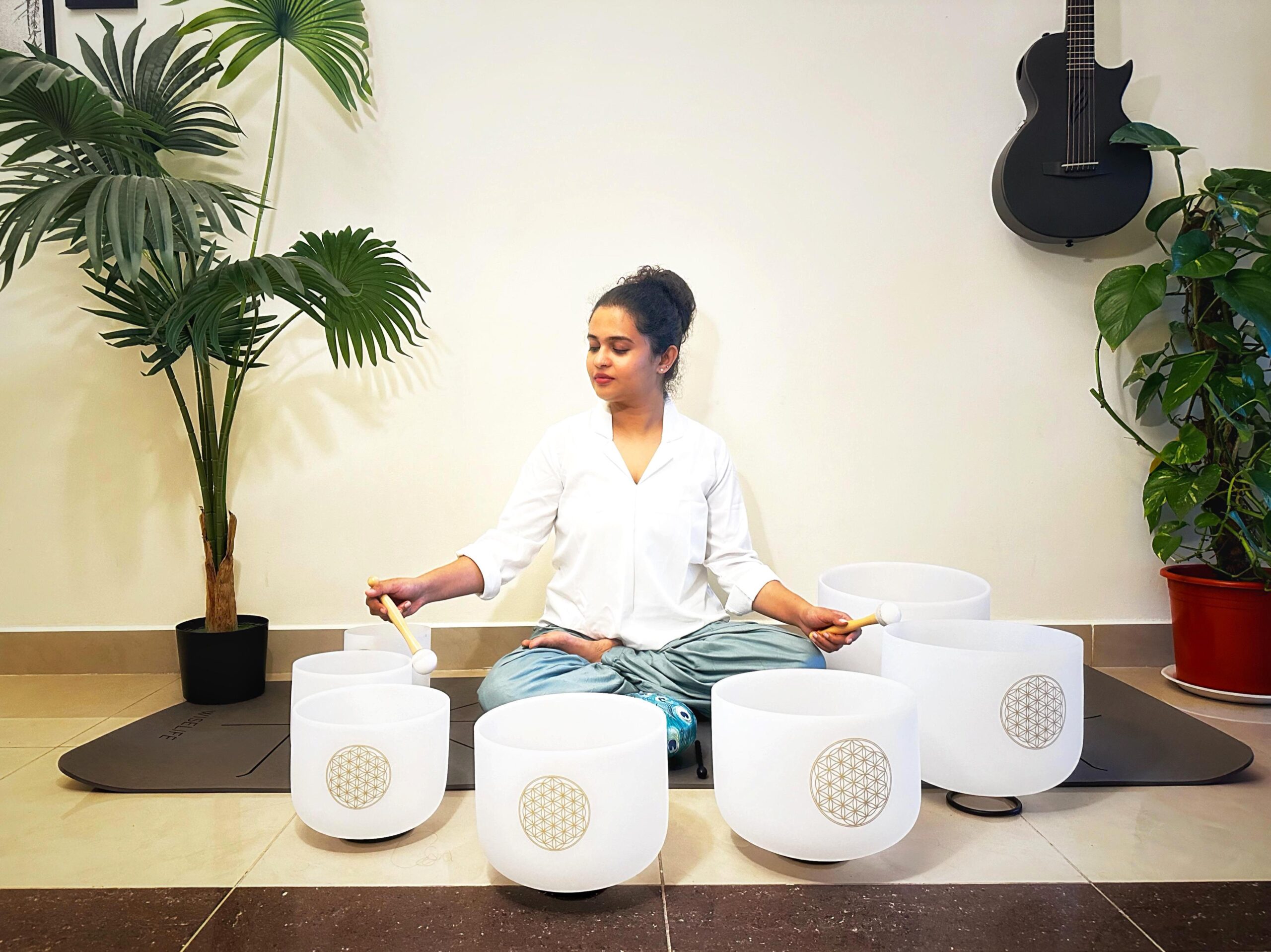 Yoga Nidra with Crystal Singing Bowls by Aura