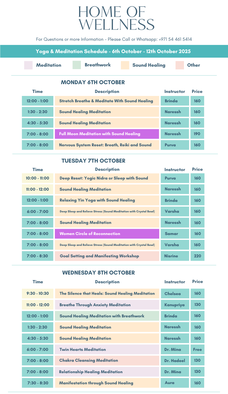 6TH OCTOBER - 12TH OCTOBER 2025 WS1